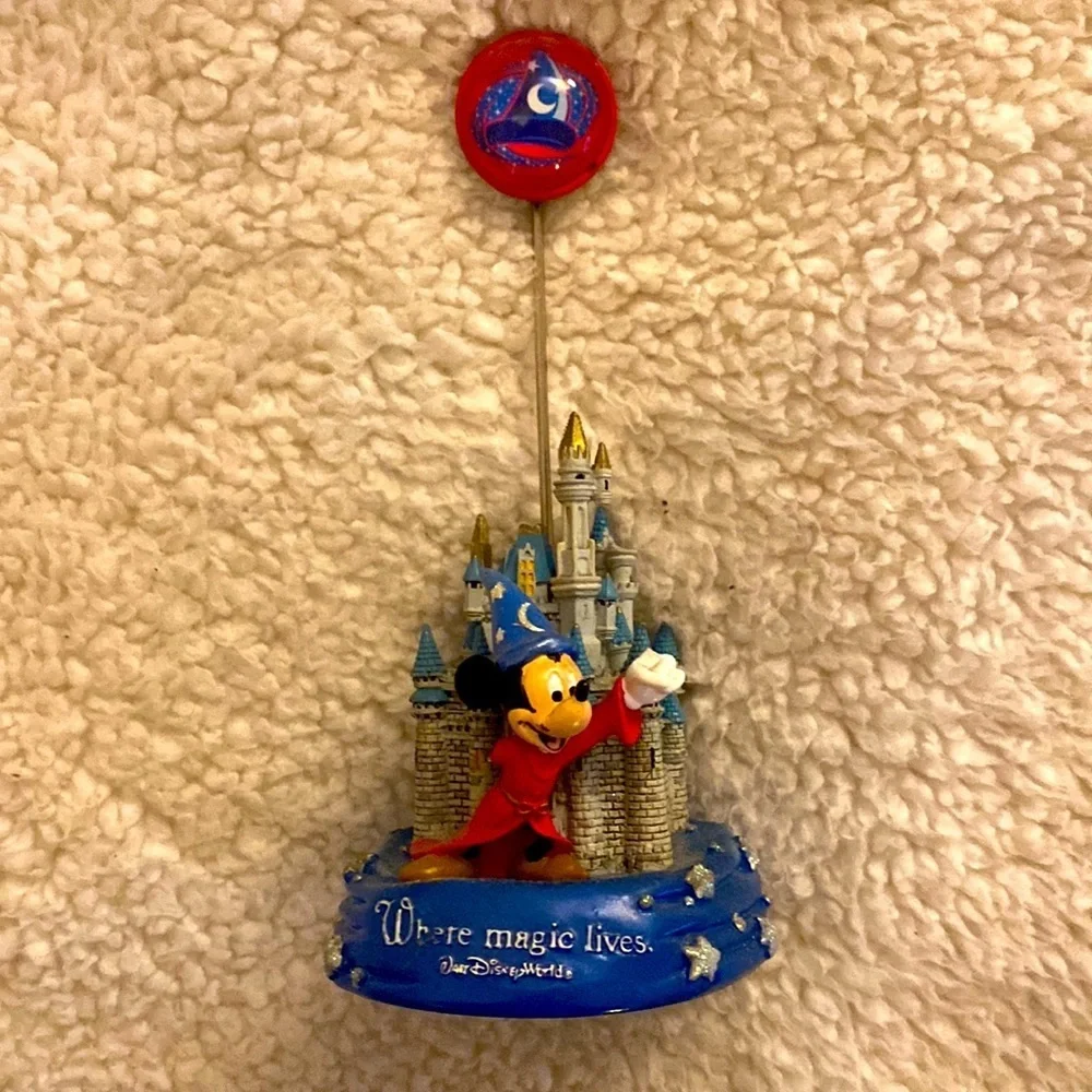 Sorcer Mickey Photo or Recipe Holder WDW Castle